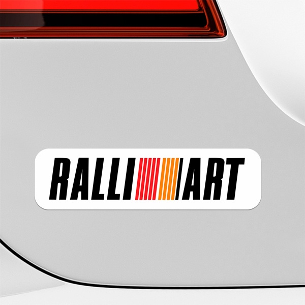 Autocollants: Ralli Art 4 avec Franjas Color&eacute;es