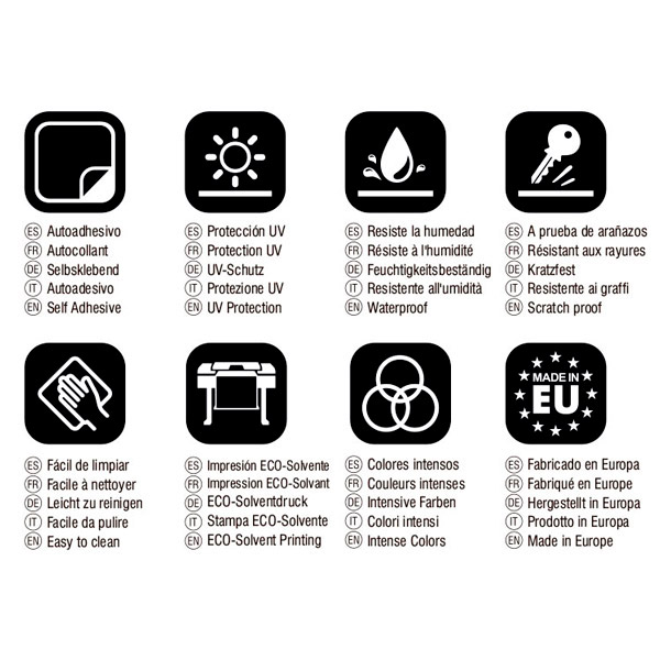 Autocollants: Ralli Art 4 avec Franjas Color&eacute;es