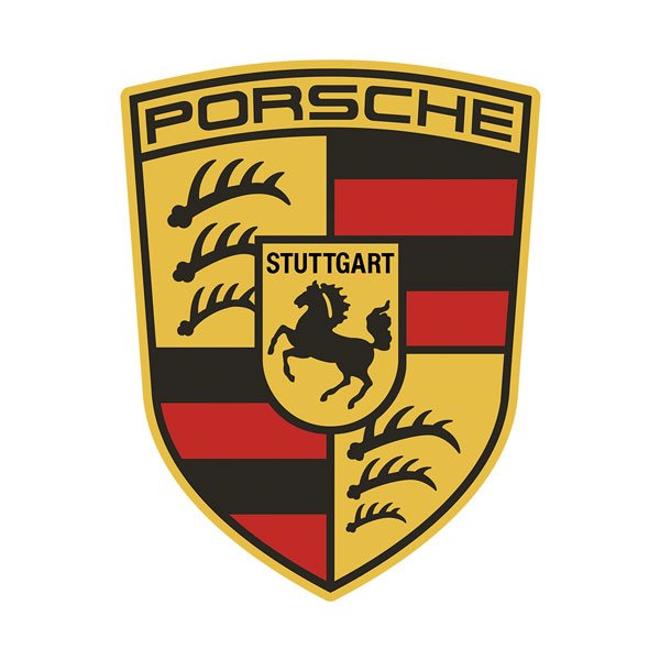 Autocollants: Logo Porsche