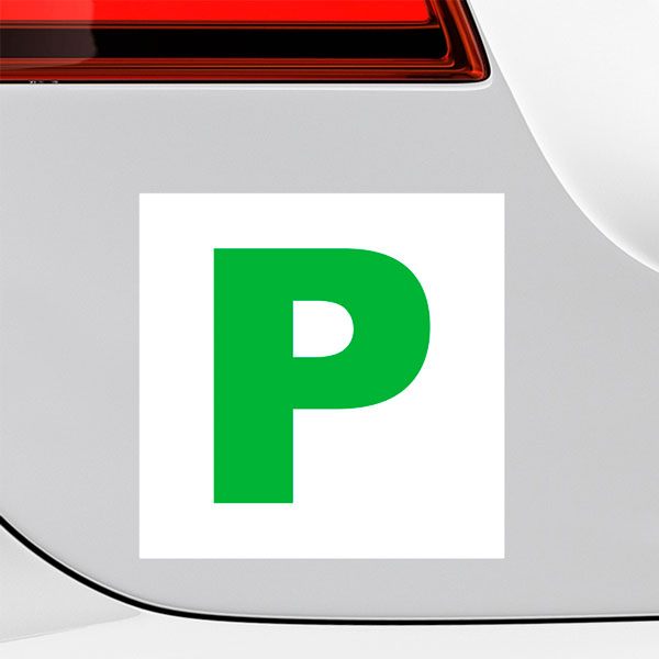 Autocollants: Num&eacute;ro 3 en Vert sur Fond Blanc