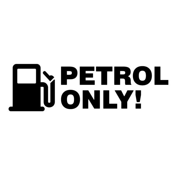 Stickers camping-car: Petrol Only