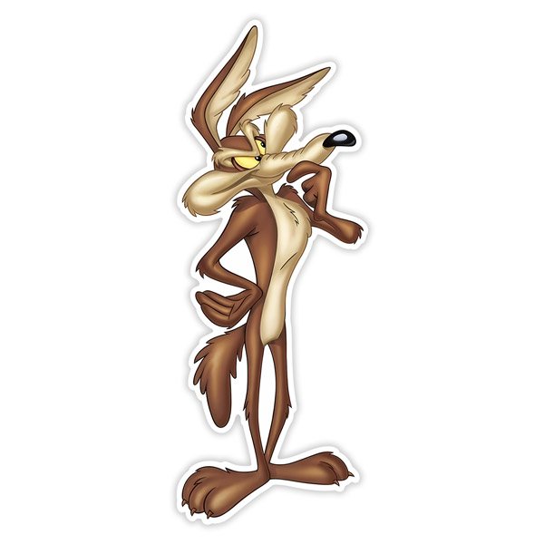 Autocollants: Sticker Coyote dessin animé