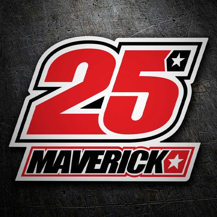 Autocollants: Num&eacute;ro 25 Maverick Vi&ntilde;ales