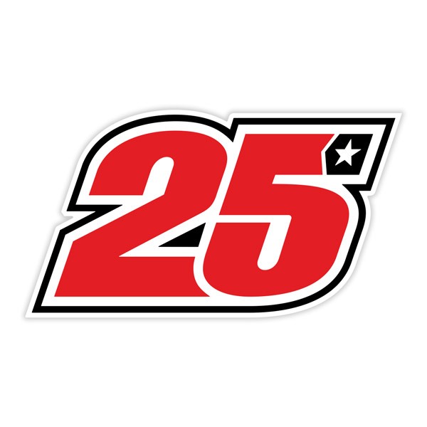 Autocollants: Sticker Maverick 25 GP pour décoration