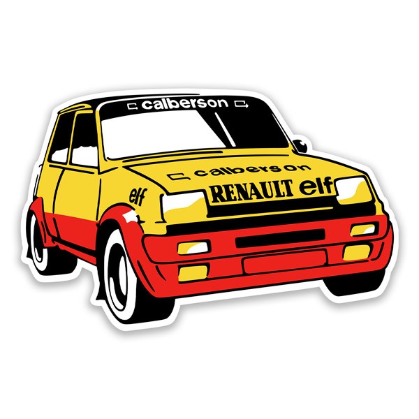 Autocollants: Design classique Renault 5 Copa Calberson