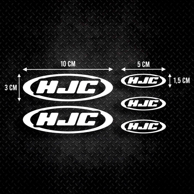 Autocollants: Set de 5 autocollants HJC