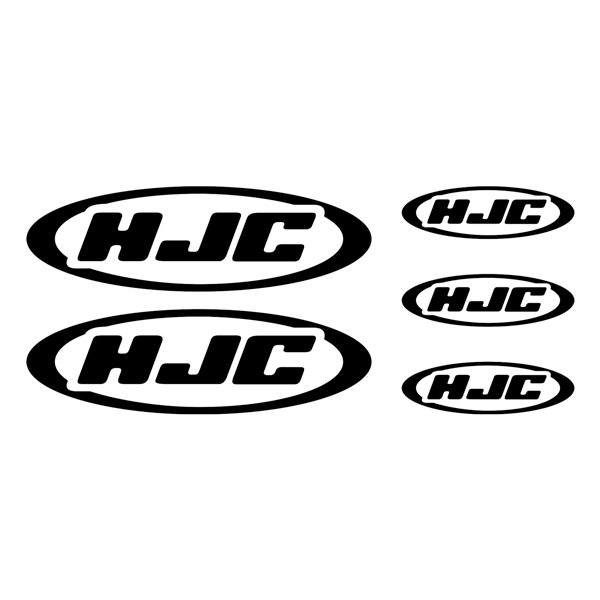 Autocollants: Set de 5 autocollants HJC