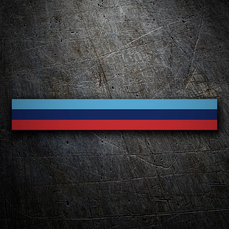 Autocollants: Bandes BMW en Couleurs Distinctives