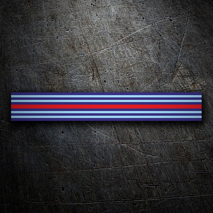 Autocollants: Bandes Martini Racing