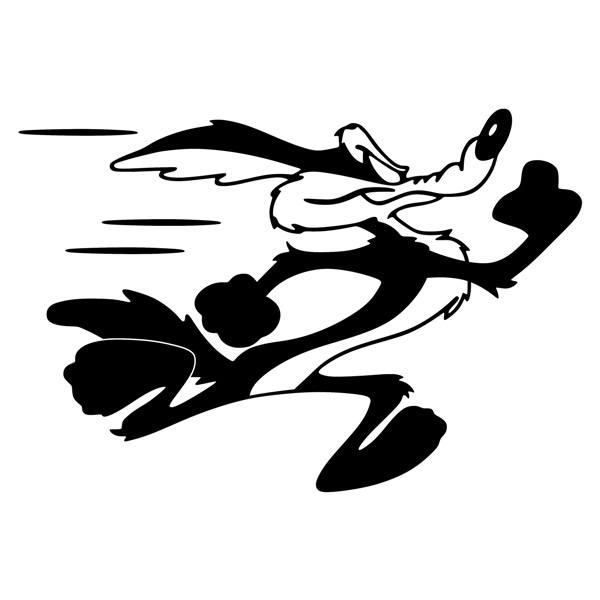 Autocollants: Coyote courant