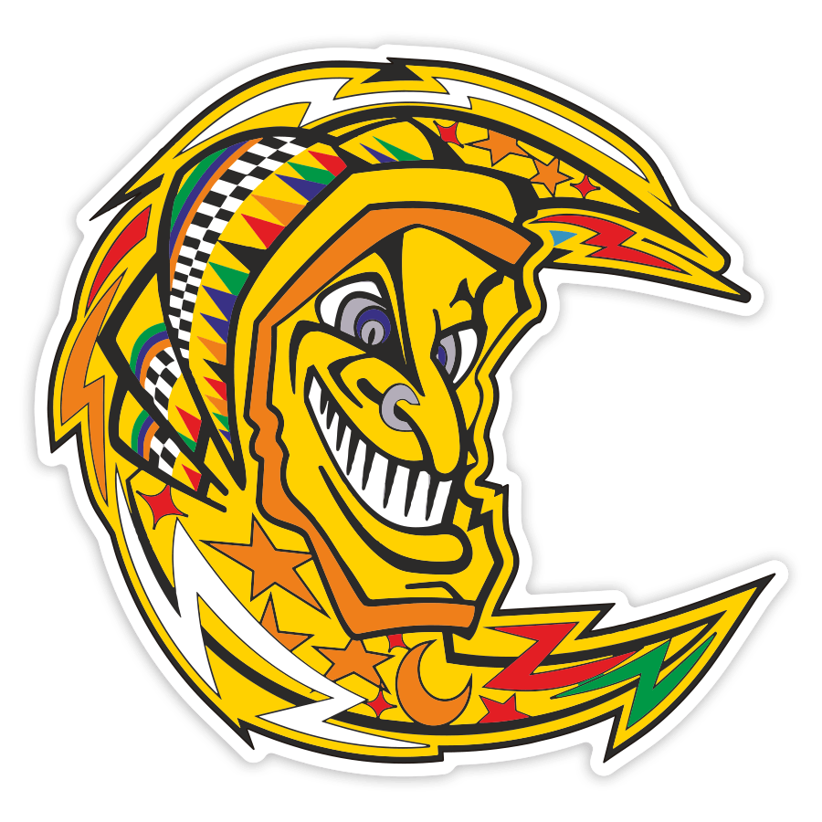 Autocollants: Lune Valentino Rossi