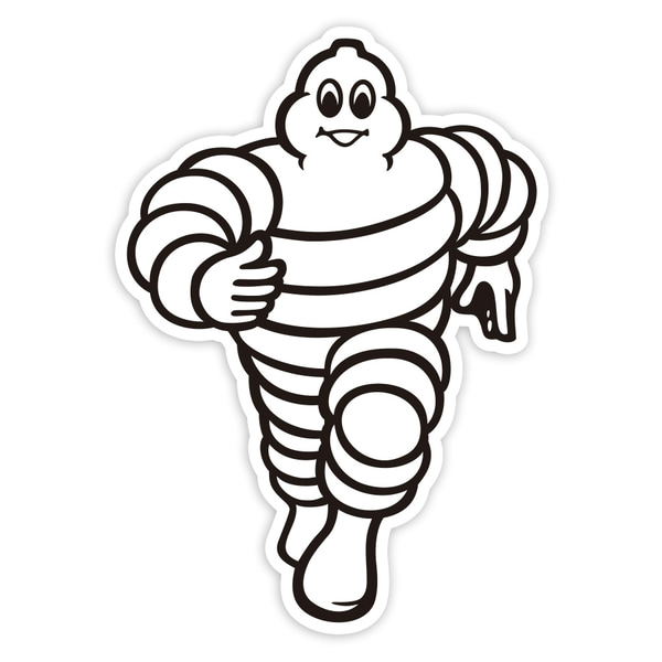 Autocollants: Michelin Coureur