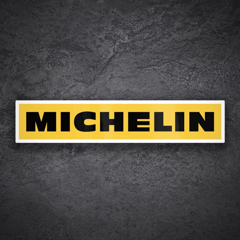 Autocollants: Michelin Jaune et Noir