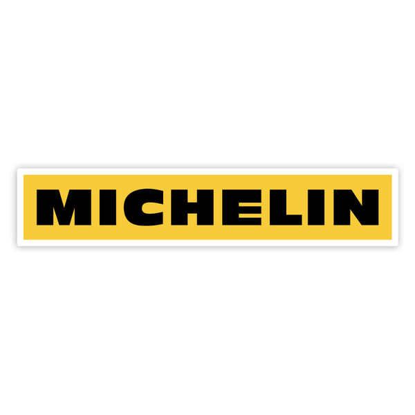 Autocollants: Michelin Jaune et Noir