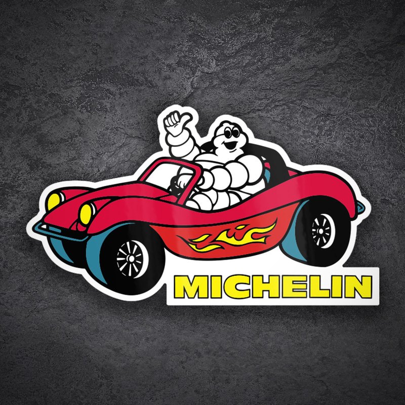 Autocollants: Michelin Buggy Rouge