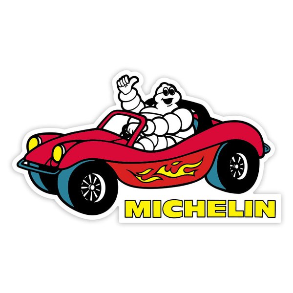 Autocollants: Michelin Buggy Rouge
