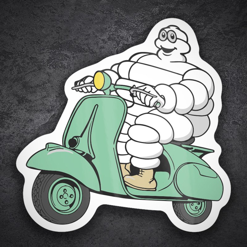 Autocollants: Michelin Vespa