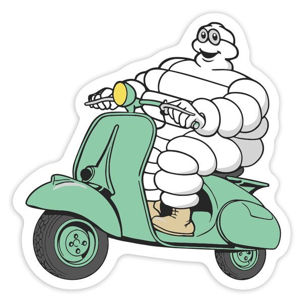 Autocollants: Michelin Vespa