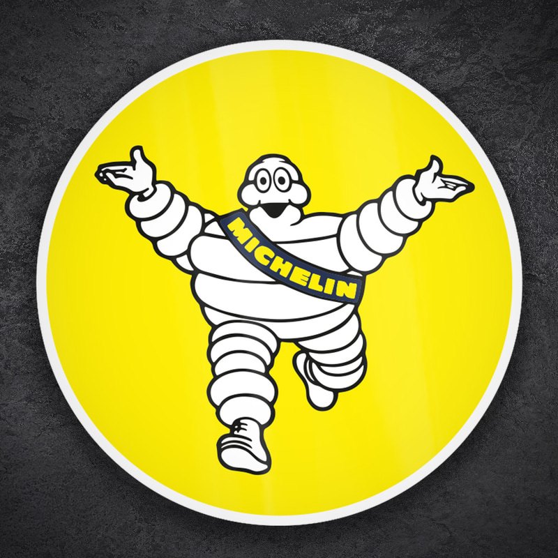 Autocollants: Michelin Bienvenue