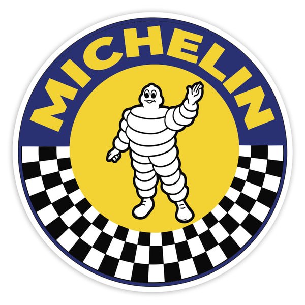 Autocollants: Michelin Circulaire Damier