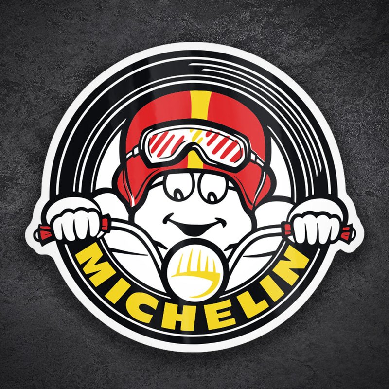 Autocollants: Michelin Motard Circulaire