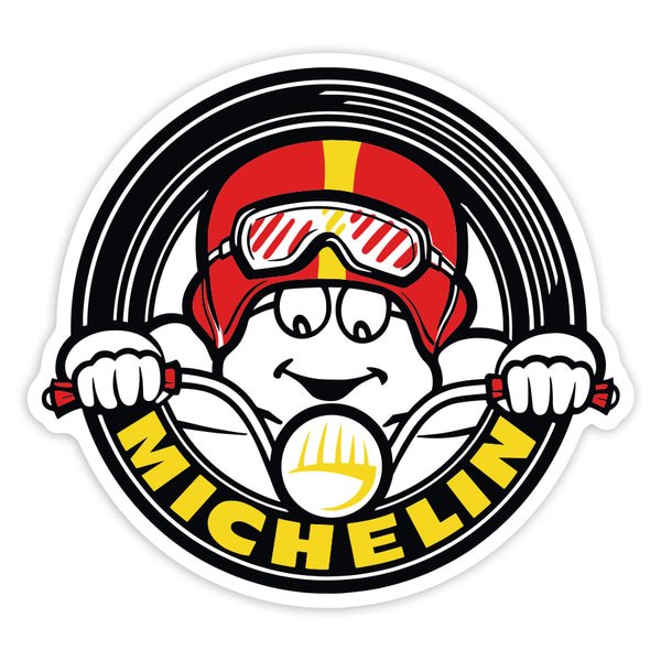 Autocollants: Michelin Motard Circulaire