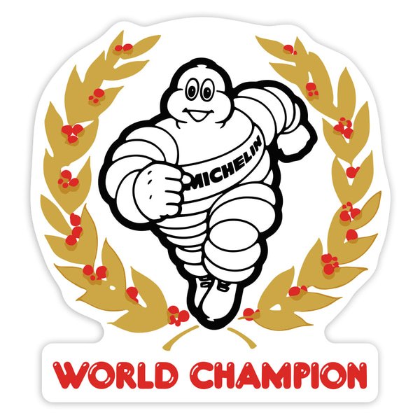 Autocollants: Michelin Champion du Monde