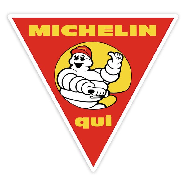 Autocollants: Michelin Ici Motos