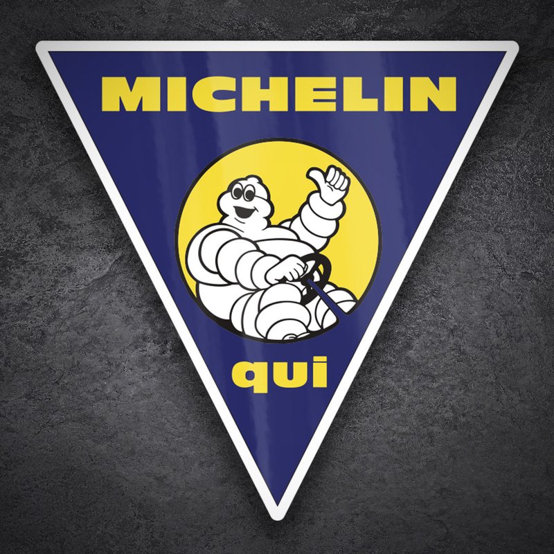 Autocollants: Michelin Ici Voitures