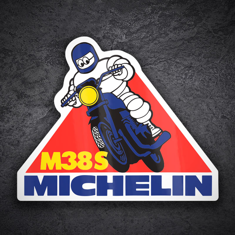 Autocollants: Michelin Moto M38S