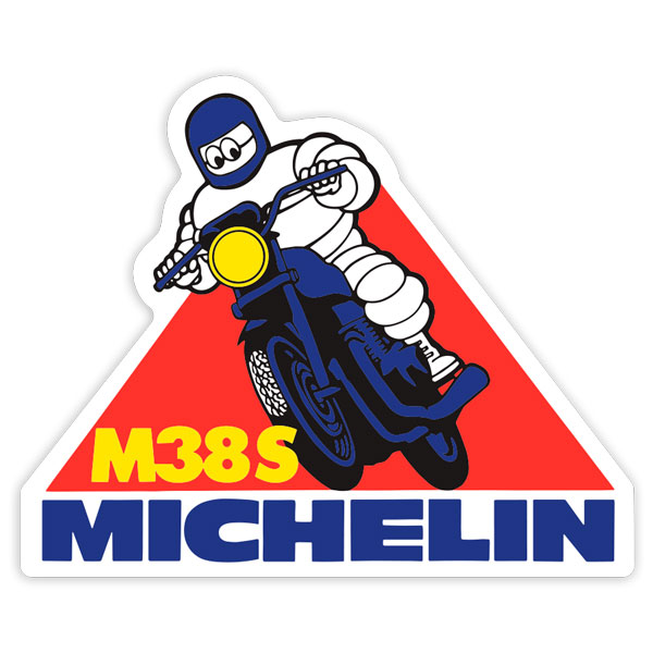 Autocollants: Michelin Moto M38S