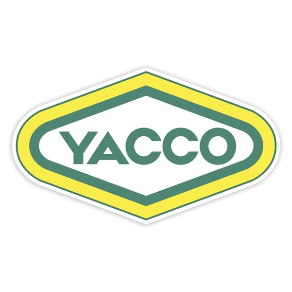Autocollants: Yacco Jaune Classique
