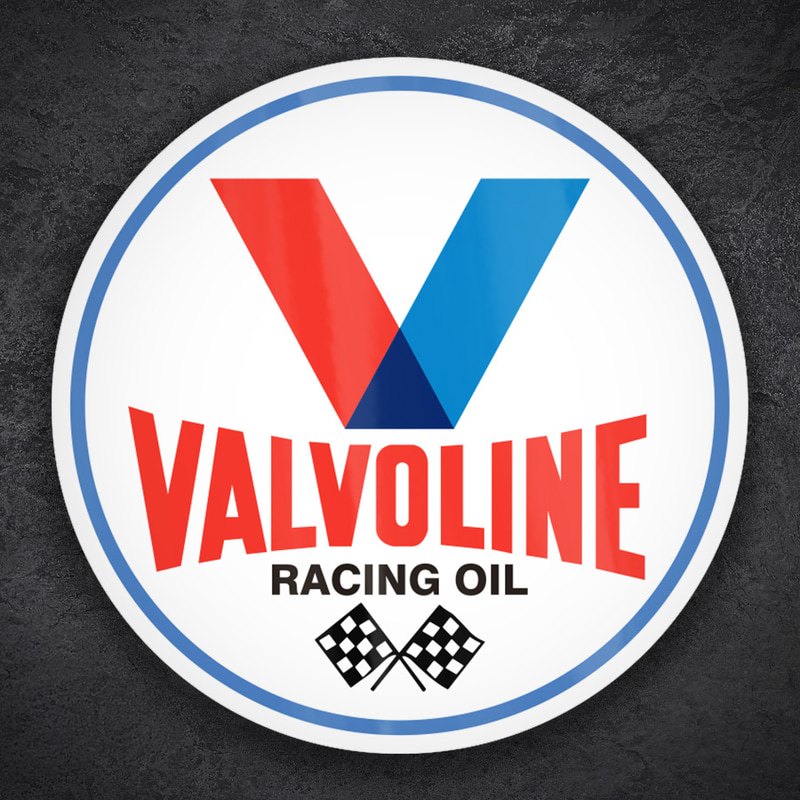 Autocollants: Valvoline Racing Oil