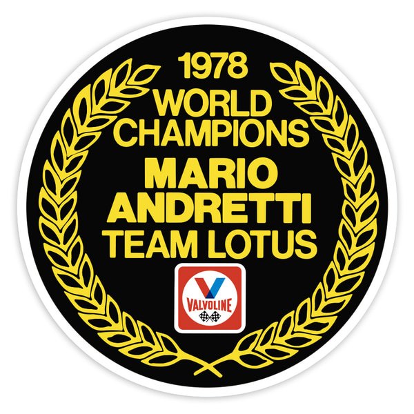 Autocollants: Valvoline Andretti Lotus 1978