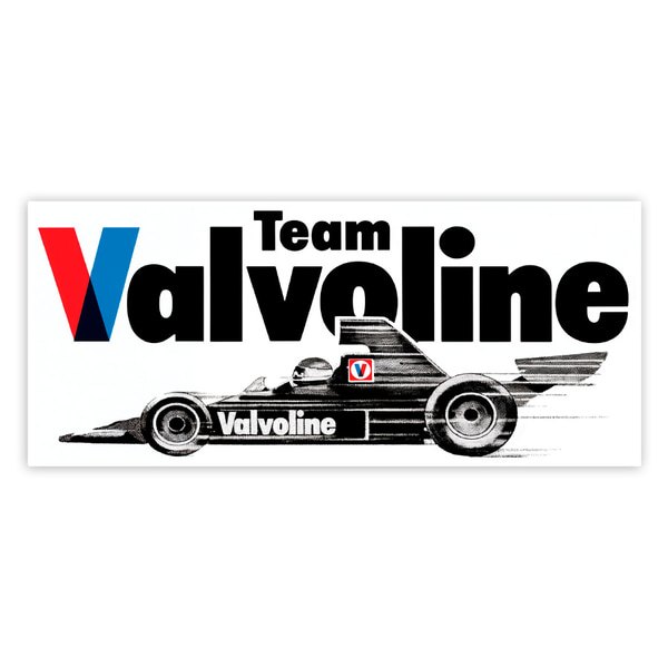 Autocollants: Valvoline Team Racing
