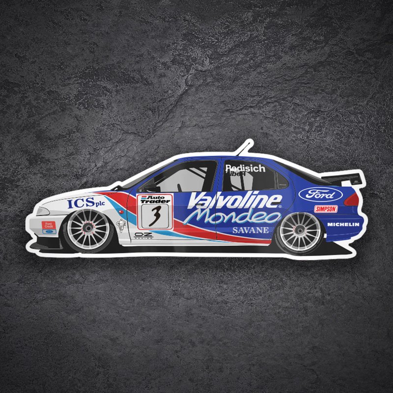 Autocollants: Ford Mondeo Valvoline Rallye