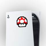 Autocollants: Mario Bros Seta Pixel rouge 5