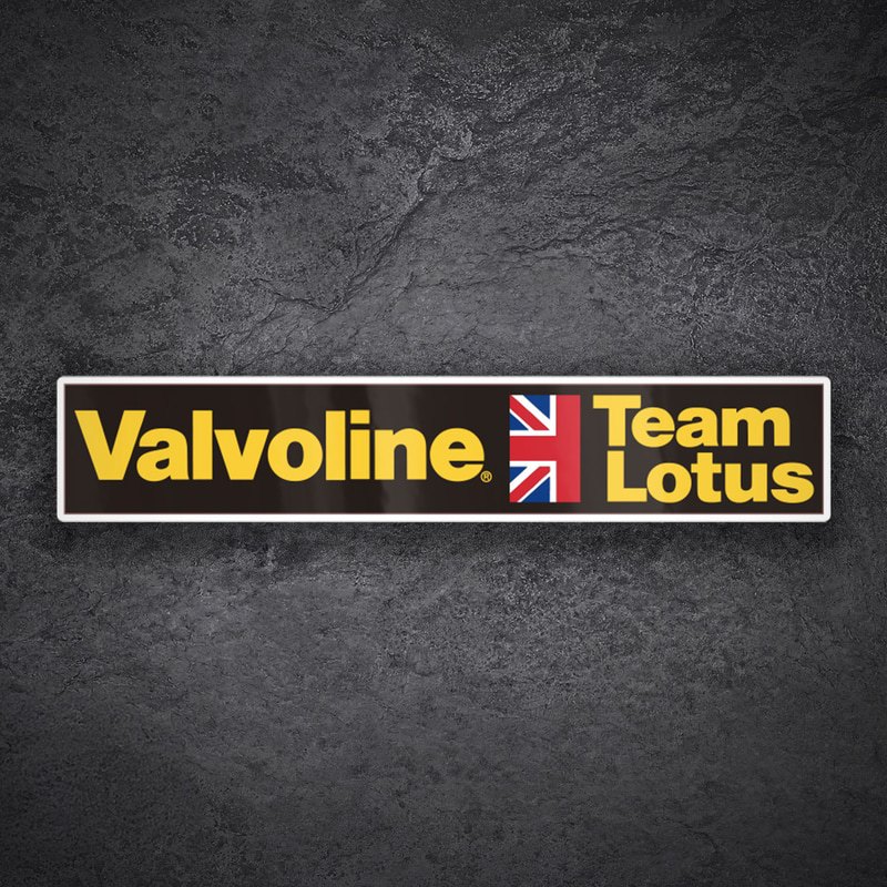 Autocollants: Valvoline Team Lotus