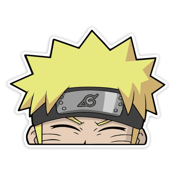 Autocollants: Naruto Front Konoha