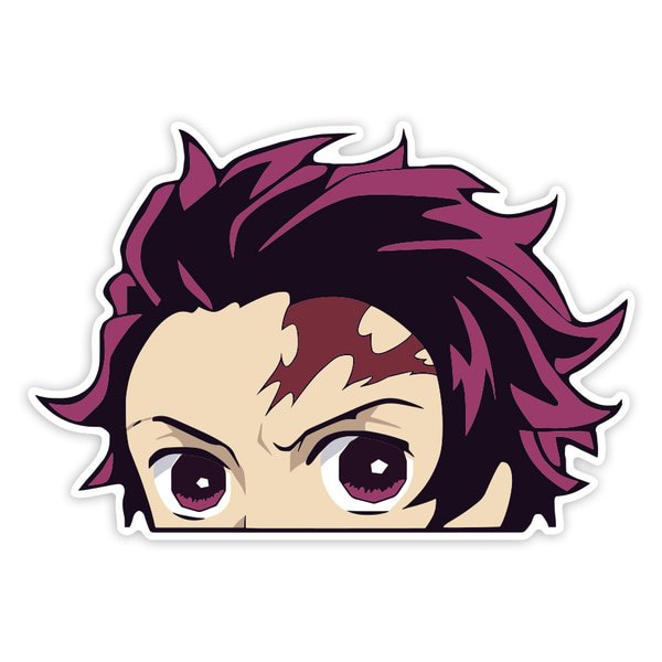 Autocollants: Demon Slayer Tanjiro Marque