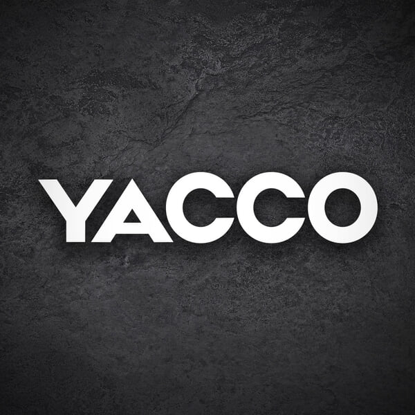 Autocollants: Yacco Lettres Découpées