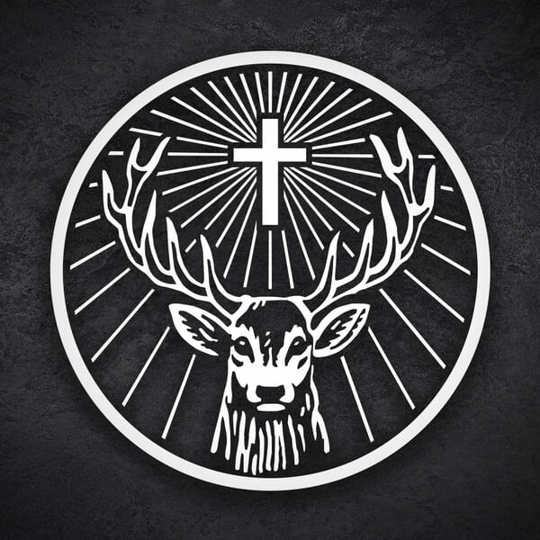 Autocollants: Cerf Jägermeister Découpe