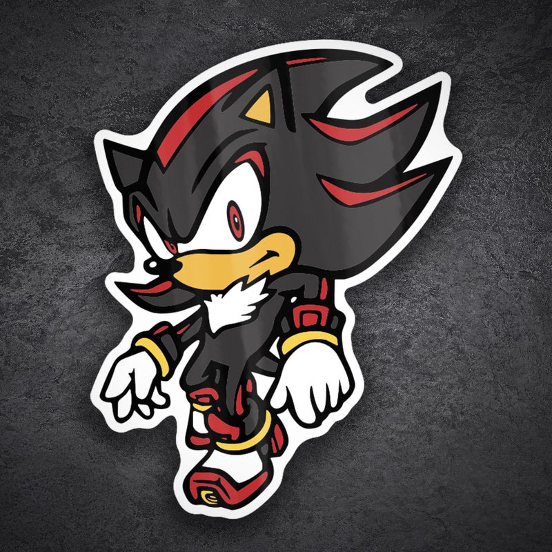 Autocollants: Shadow the Hedgehog