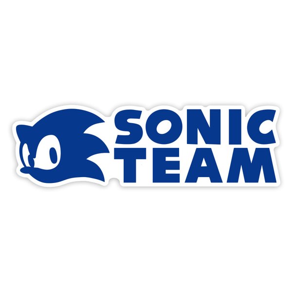 Autocollants: Logo Bleu Sonic Team