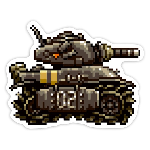 Autocollants: Char Metal Slug SV-001 Pixel