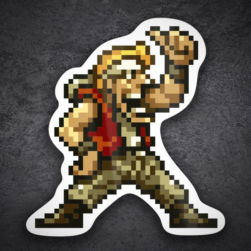 Autocollants: Marco Rossi Metal Slug Pixel