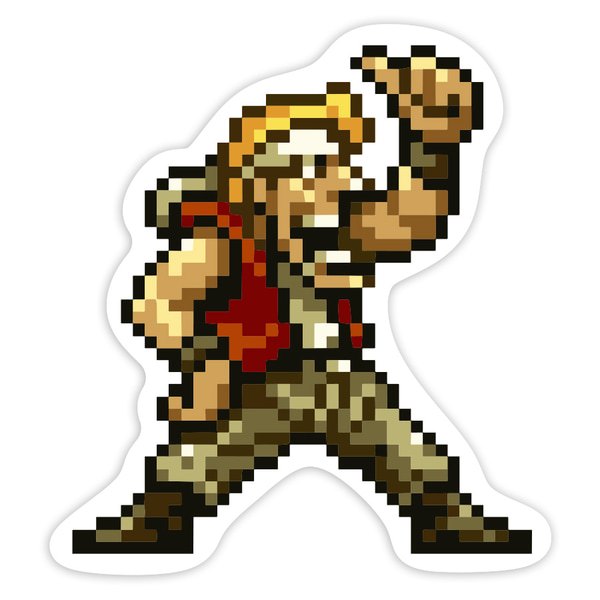 Autocollants: Marco Rossi Metal Slug Pixel