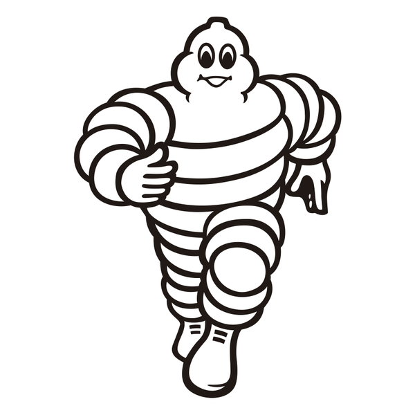 Autocollants: Michelin Bibendum Marche