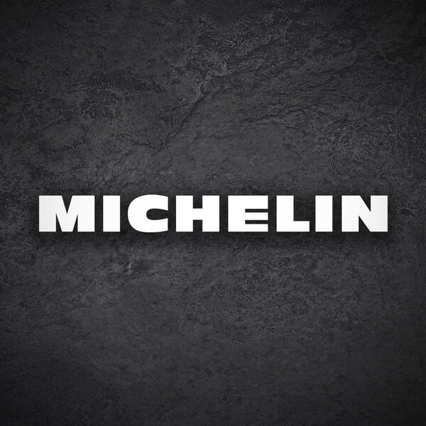 Autocollants: Michelin Lettres Horizontales