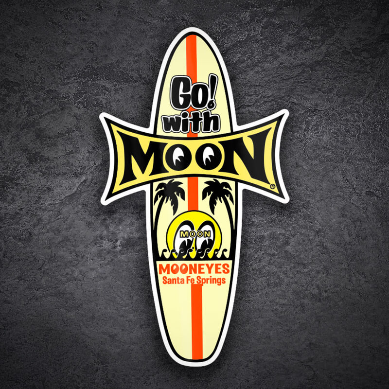 Autocollants: Go with Moon Mooneyes Santa Fe